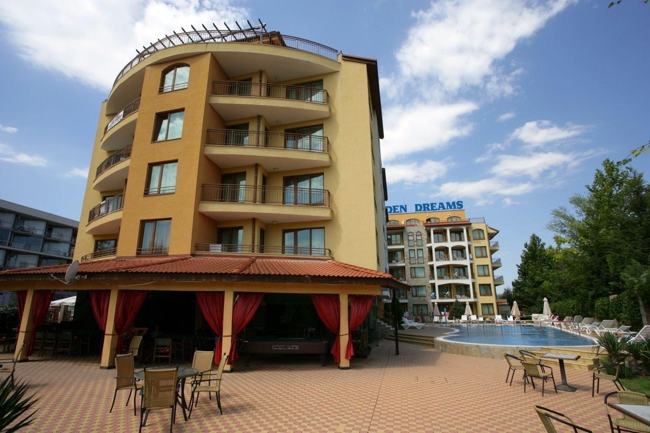 Complex Golden Dreams Aparthotel Slăntjev Brjag Exteriör bild
